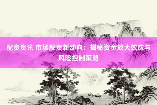 配资资讯 市场配资新动向：揭秘资金放大效应与风险控制策略